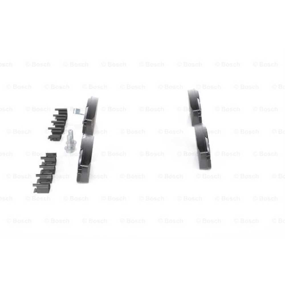 BOSCH Satz Bremsbeläge + Bremsscheiben belüftet vorne für Opel Corsa D S07 Adam