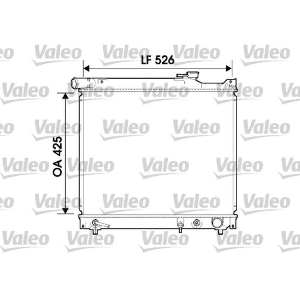 VALEO Wasserkühler Motorkühler Alu für Suzuki Grand Vitara I FT GT 2.0 HDi