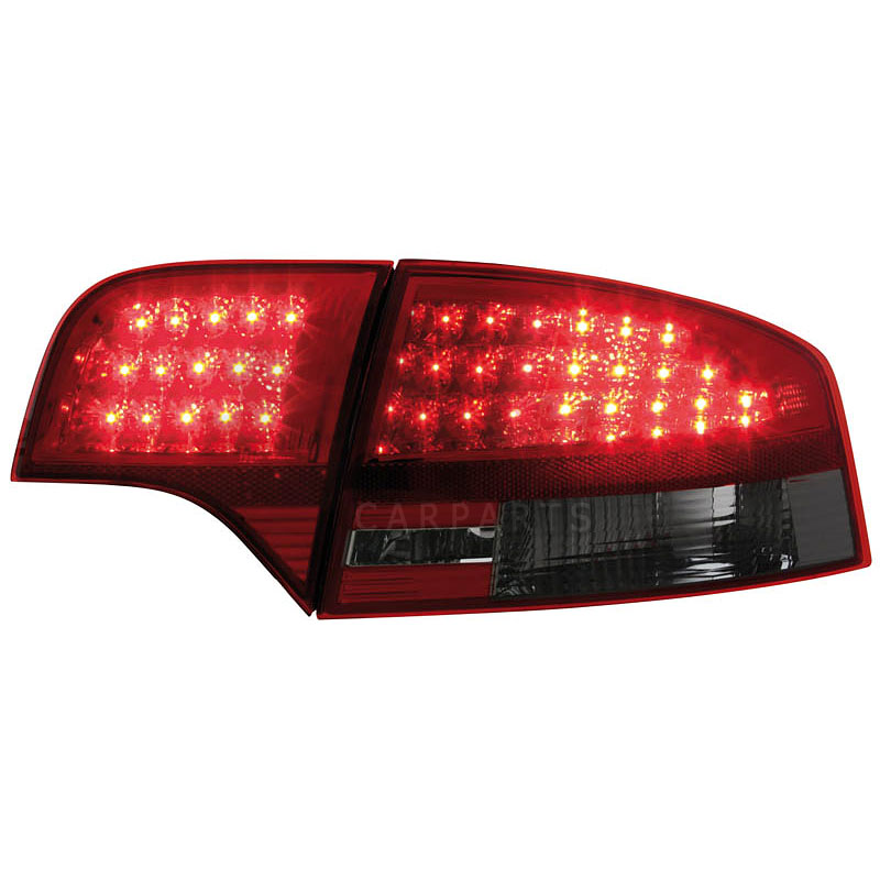 LED 2 x Rückleuchten für Audi A4 B7 Limousine 04-08 red/smoke
