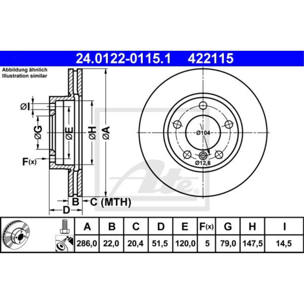 ATE Satz Bremsen Bremsscheiben + Bremsbeläge vorne für BMW 3er Compact E46 E36
