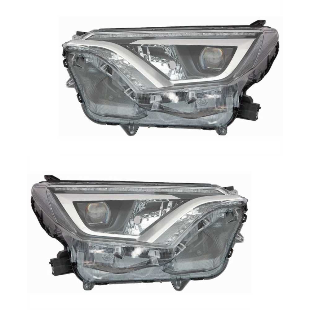 Scheinwerfer Set links & rechts Hauptscheinwerfer LED für Toyota RAV 4 IV