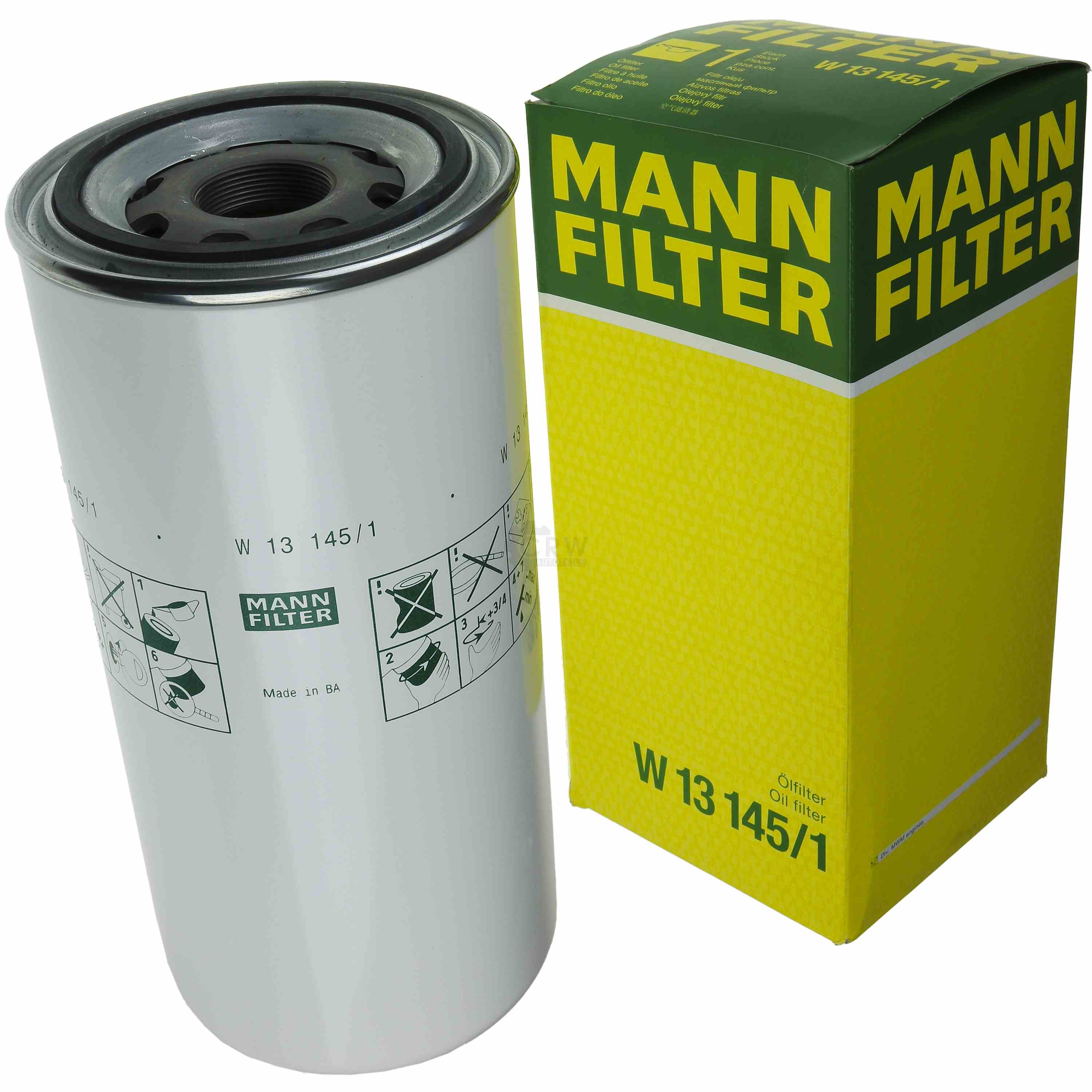 MANN FILTER Ölfilter Oil Oelfilter W 13 145/1