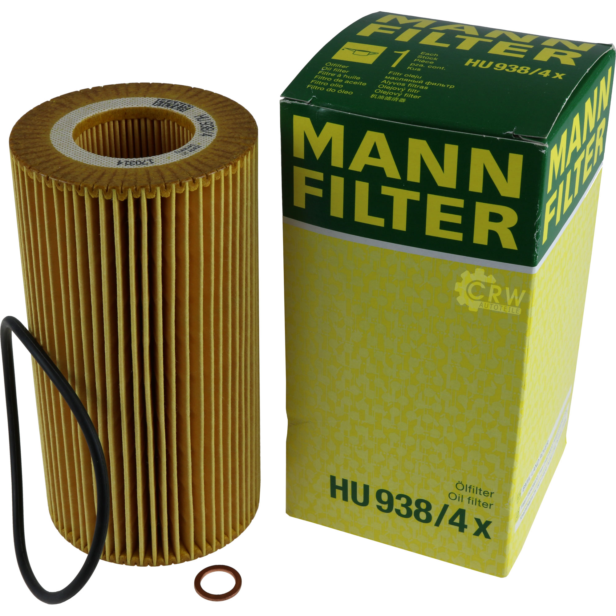 MANN-FILTER Ölfilter HU 938/4 x Oil Filter