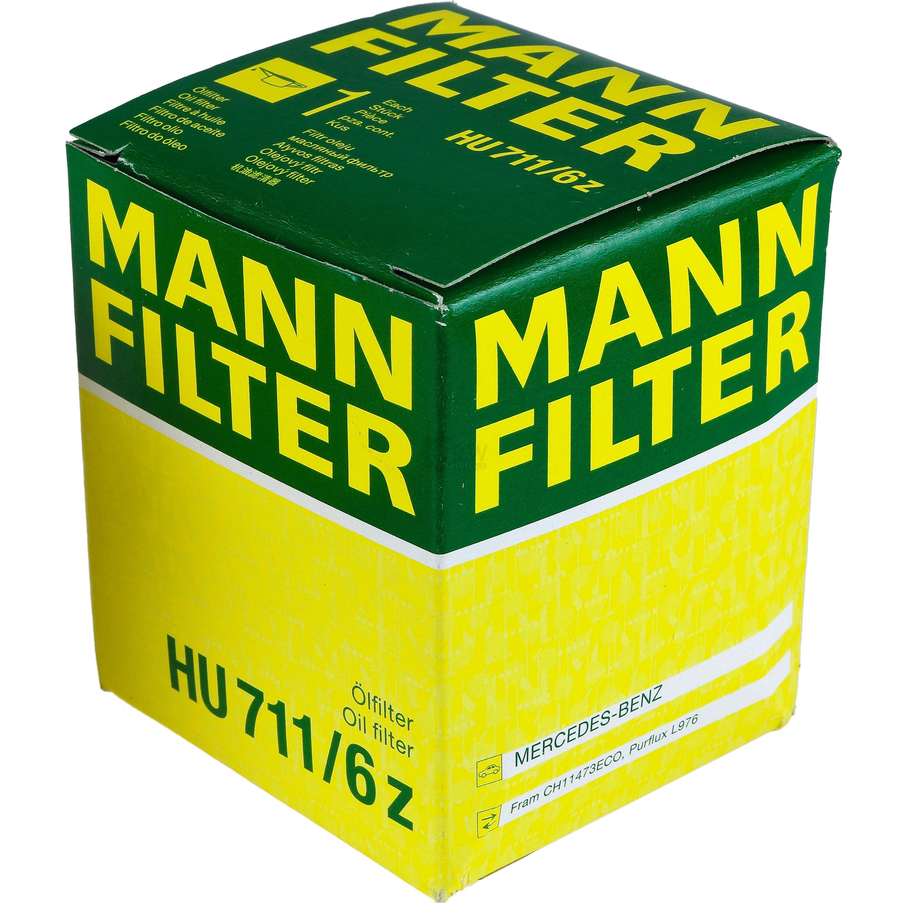 MANN-FILTER Ölfilter HU 711/6 z Oil Filter