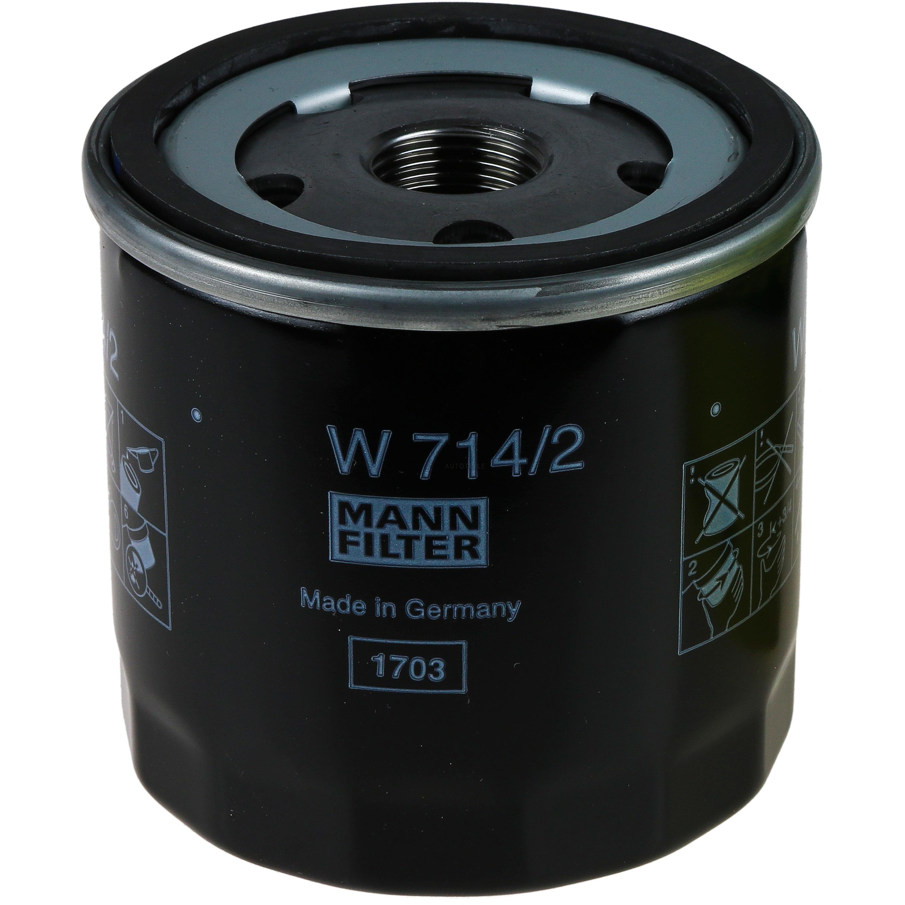 MANN-FILTER Ölfilter W 714/2 Oil Filter