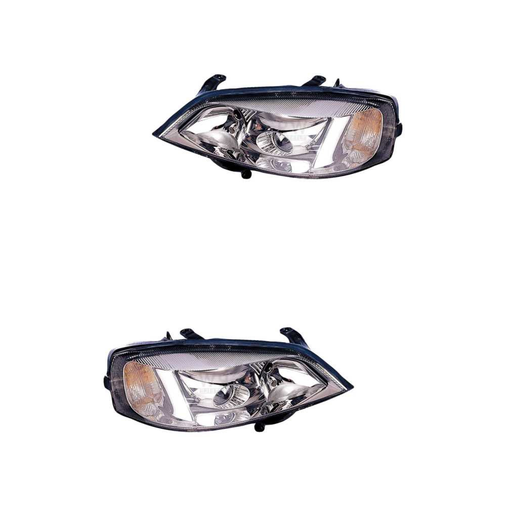 Halogen Scheinwerfer Set H7/ H7 für Opel Astra G Stufenheck CC Caravan