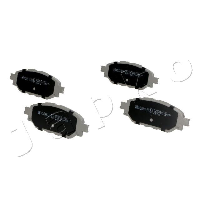 JAPKO Bremsbeläge Bremsbelegsatz vorne für Toyota Hilux VIII Pick-up