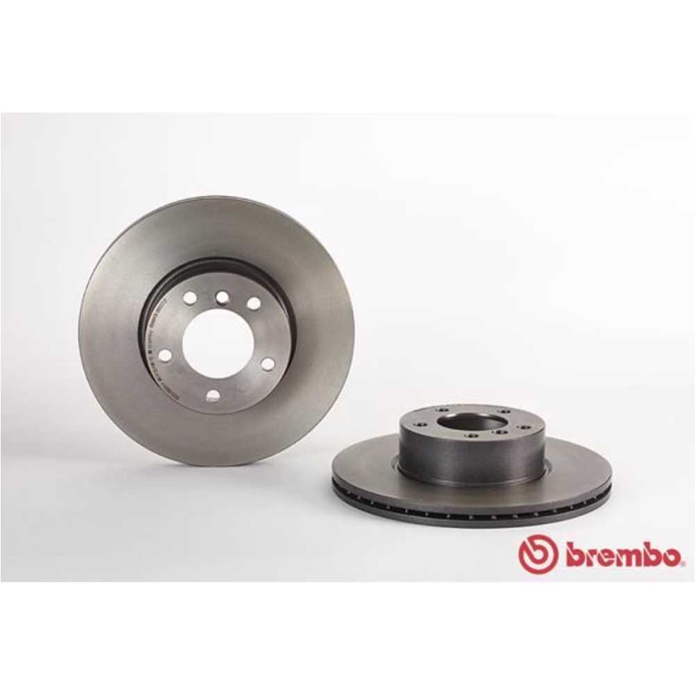 Brembo Satz Bremsen Bremsscheiben belüftet vorne + Bremsbeläge für BMW X1