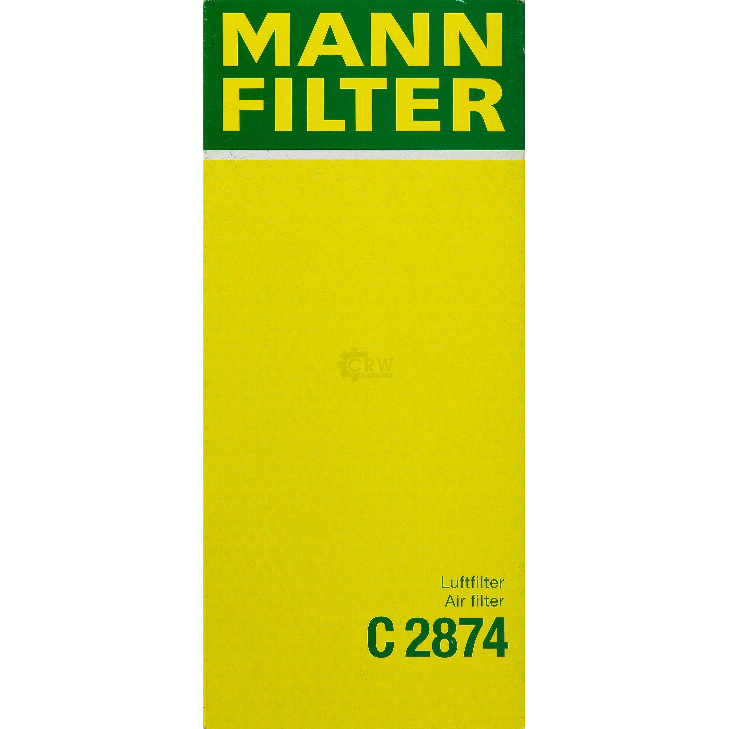 MANN-FILTER Luftfilter für Land Rover Freelander LN 1.8i 16V 4x4 1.8 LN_ 2.0 DI
