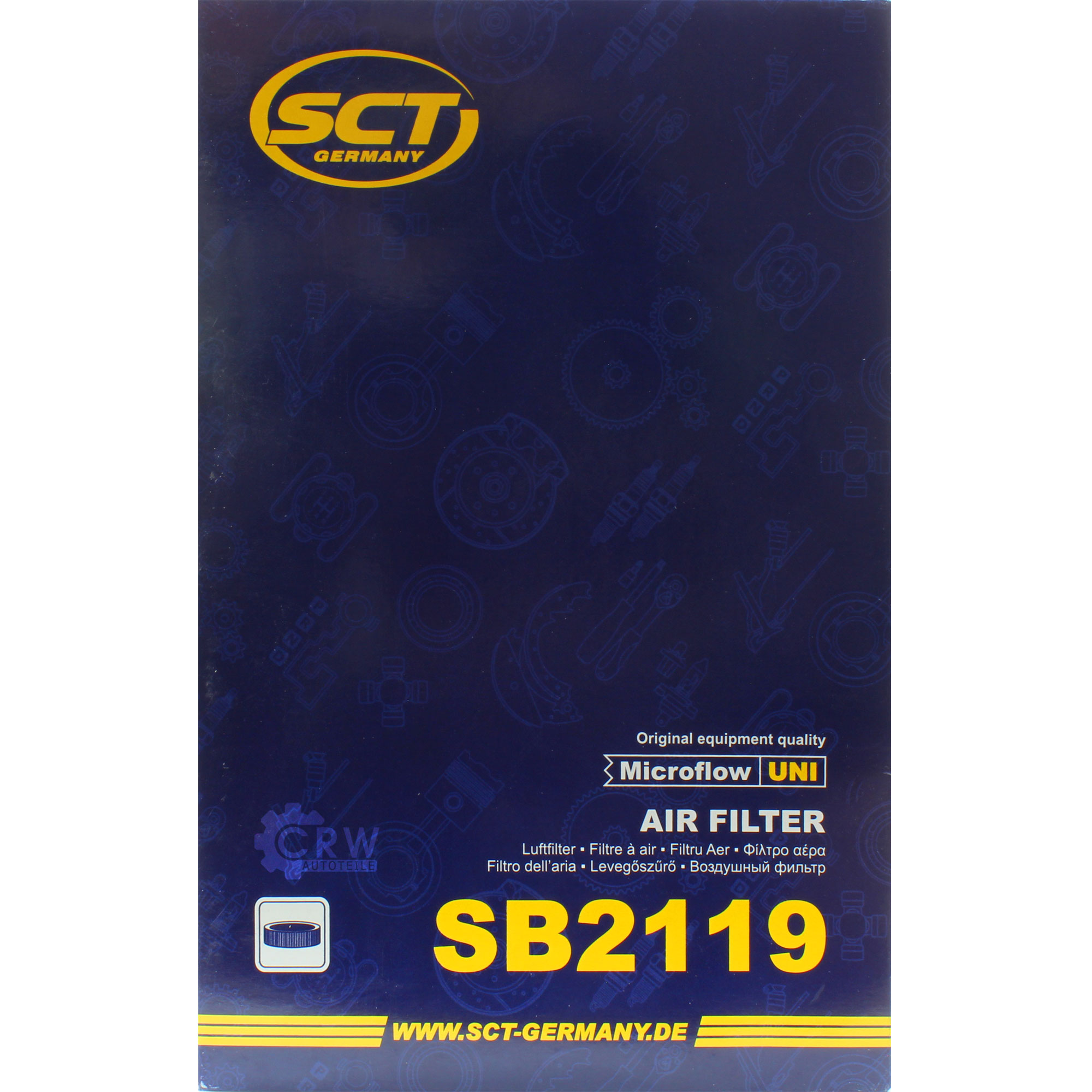 SCT Luftfilter Motorluftfilter SB 2119 Air Filter