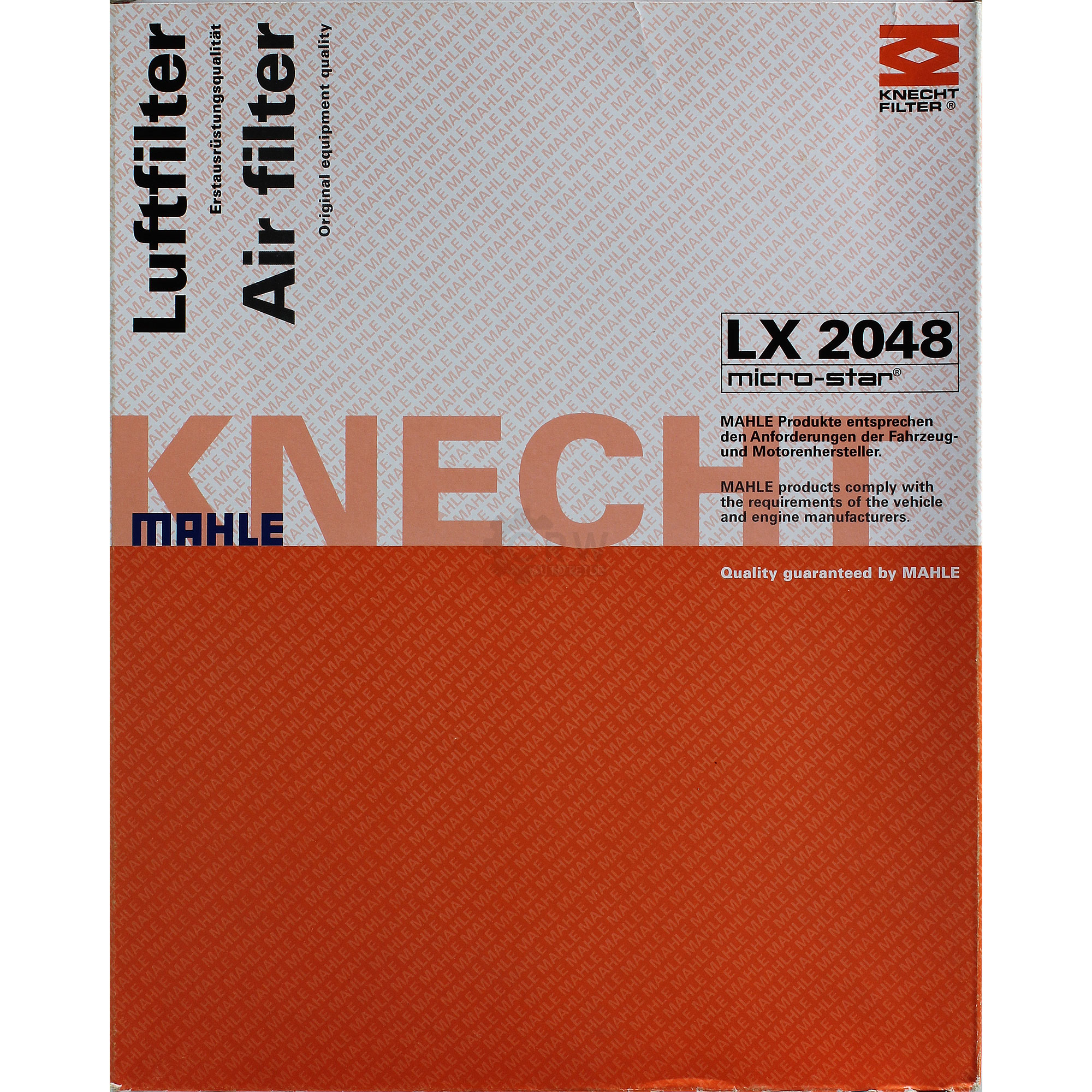 MAHLE Luftfilter für Ssangyong Actyon Sports I QJ 2.0 XDi 4WD Kyron KJ 3.2