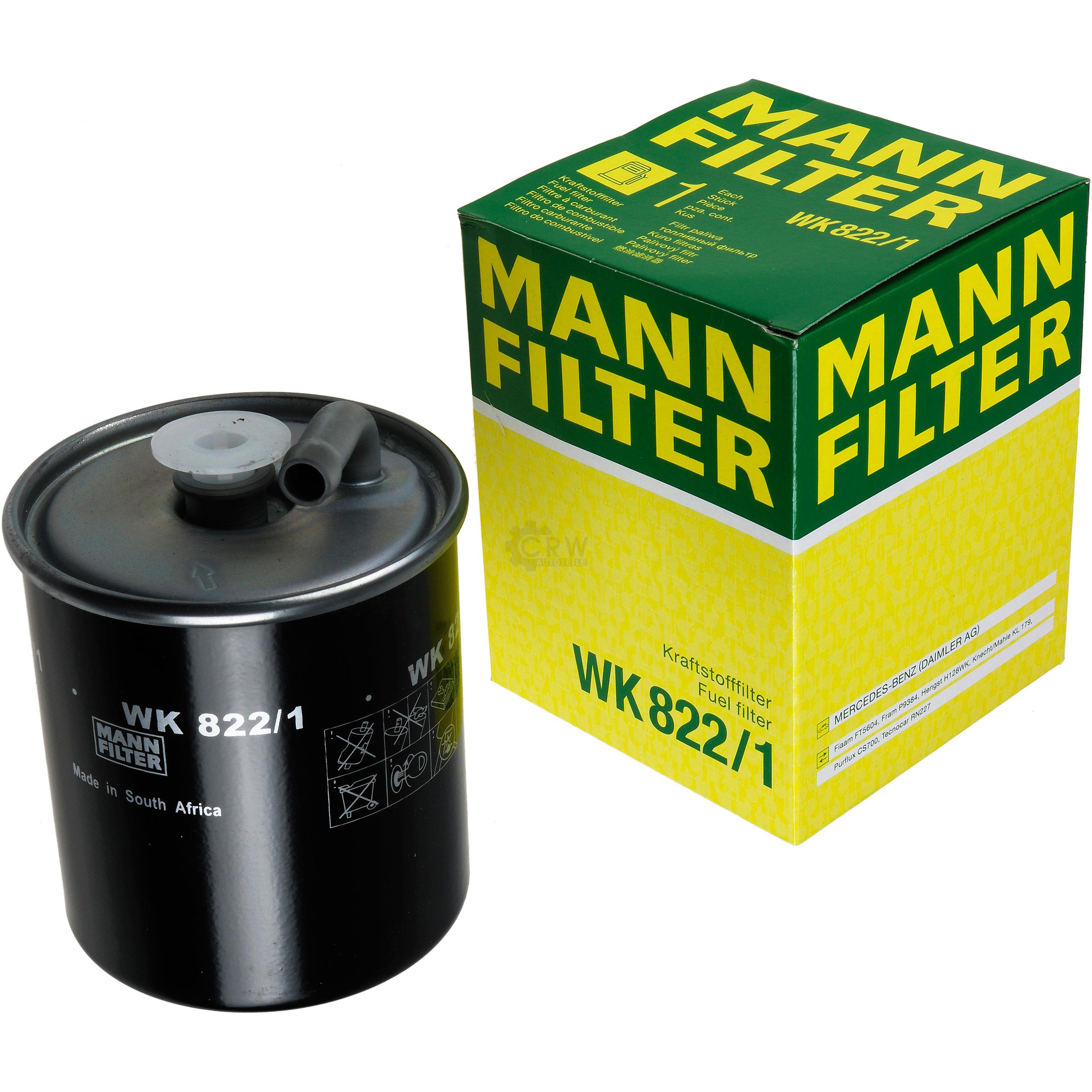 MANN-FILTER Kraftstofffilter WK 822/1 Fuel Filter