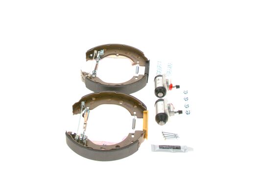 BOSCH Bremsbackensatz Hinterachse passend für Smart Fortwo Cabrio 451 1.0