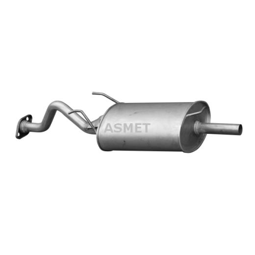 ASMET Endschalldämpfer Schalldämpfer für Honda Civic VI Fastback 1.4i