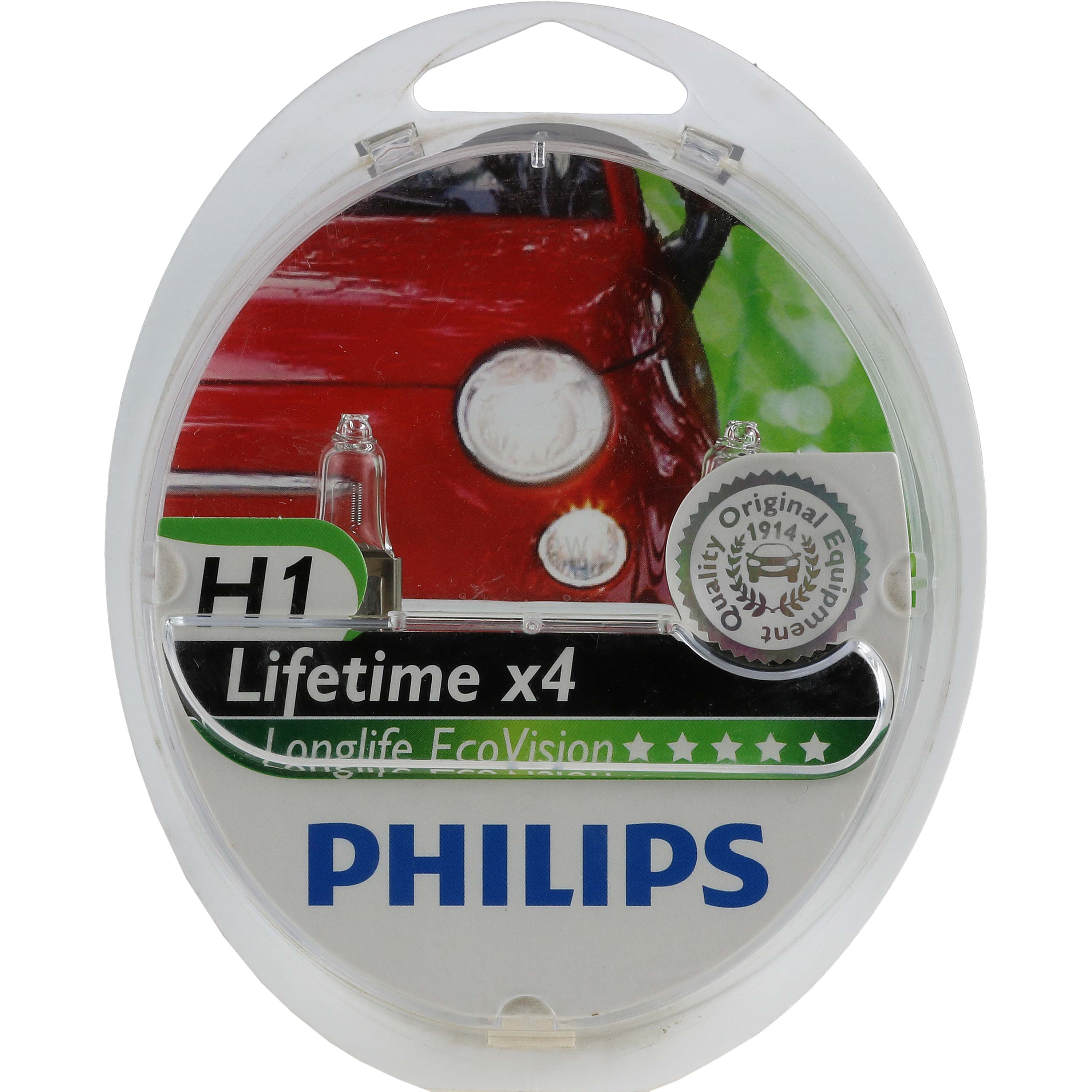 Philips Long Life Eco Vision H1 12V/55W Sockel P14,5s Halogen