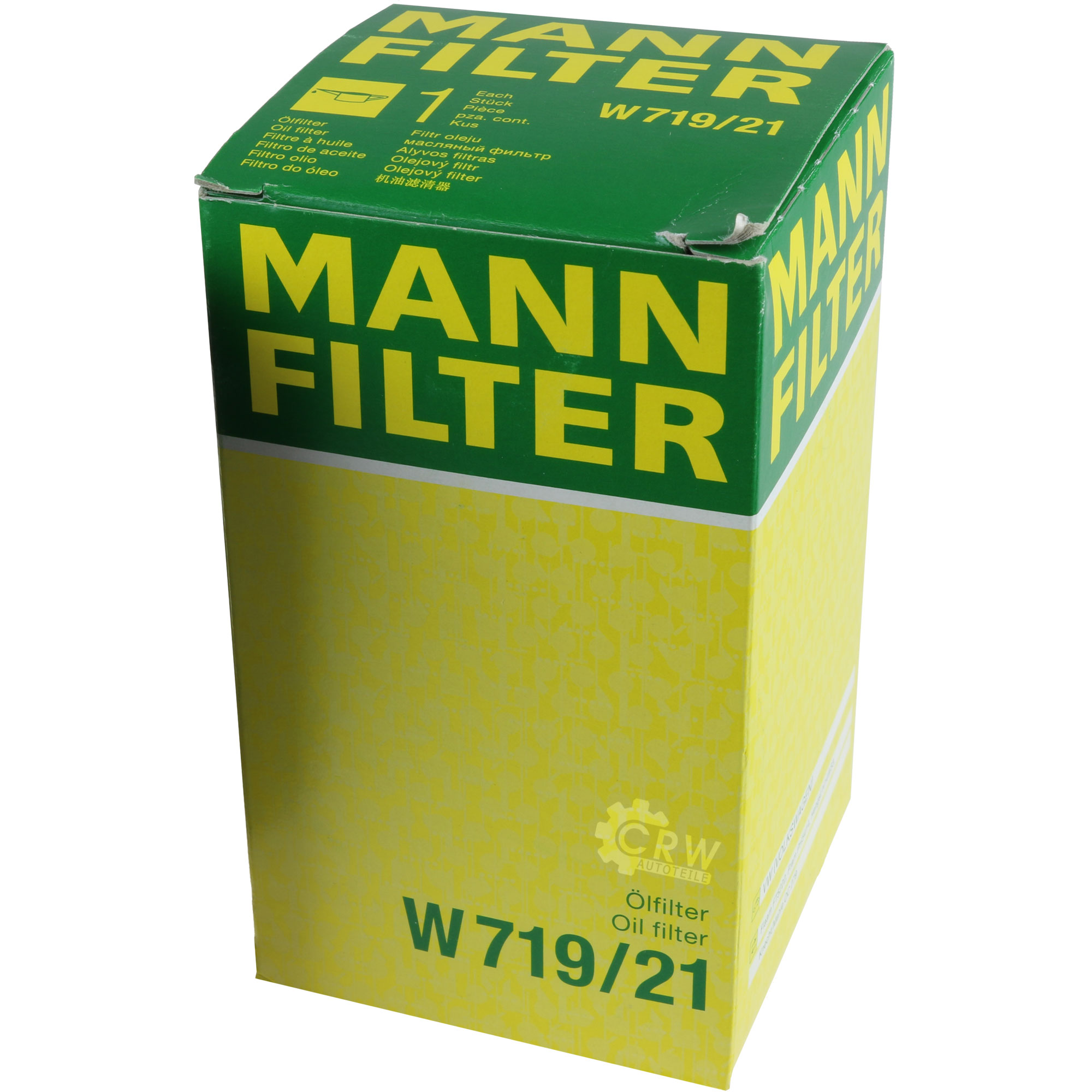 MANN-FILTER Ölfilter W 719/21 Oil Filter