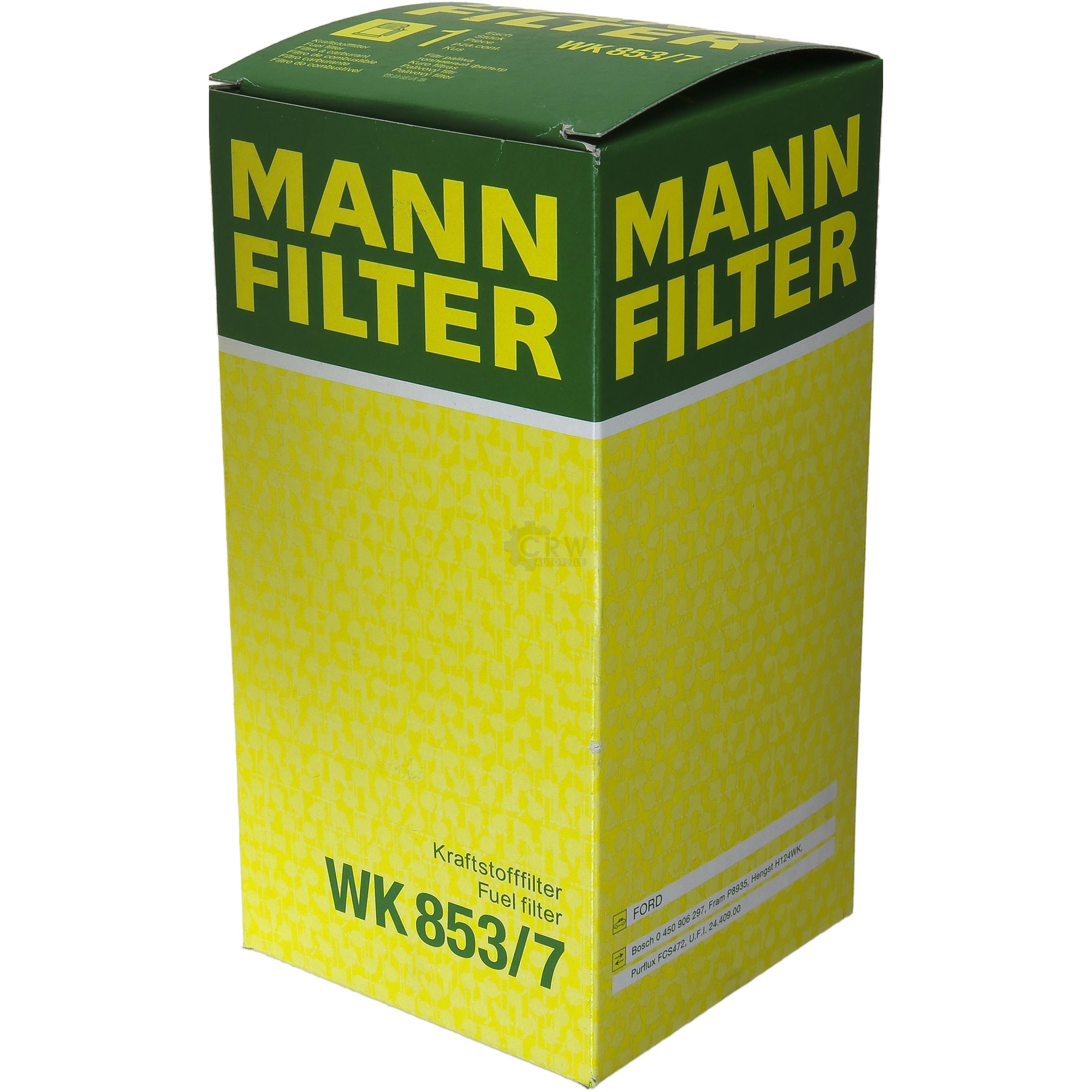 Kraftstofffilter WK 853/7 für Ford Focus Stufenheck DFW Fiesta Kasten J5_ J3_ JV_