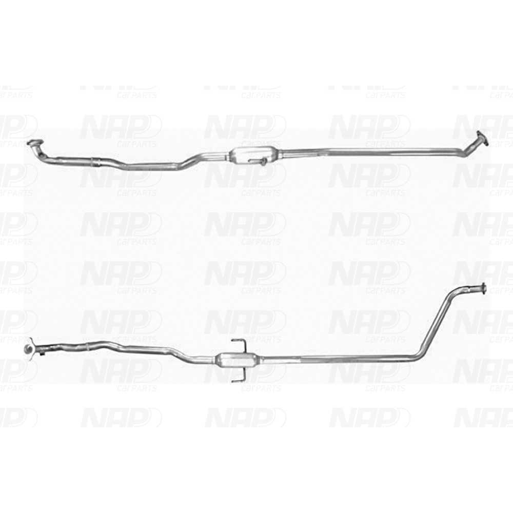 Abgasrohr passend für Toyota Aygo PAB4_ KGB4_ 1.0 Citroën C1 II PA_ PS_ 108