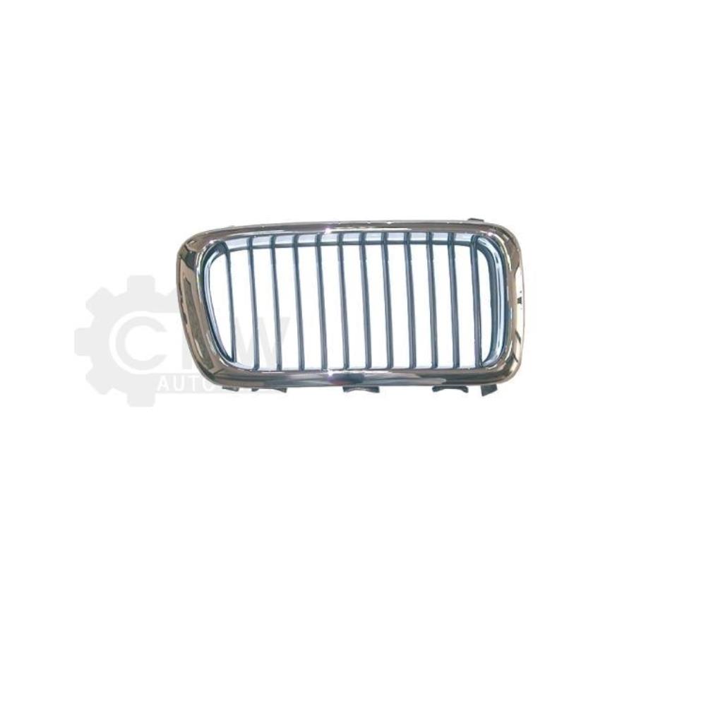 Kühlergitter vorne links für BMW 7er E38 Bj. 06.94-08.98 chrom-schwarz 1083628