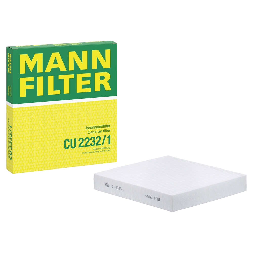 MANN-FILTER CU 2232/1 Filter Innenraumluft für Alfa Romeo 159 Sportwagon 939_ Spider 939 Ferrari 812 GTS F152 F152M