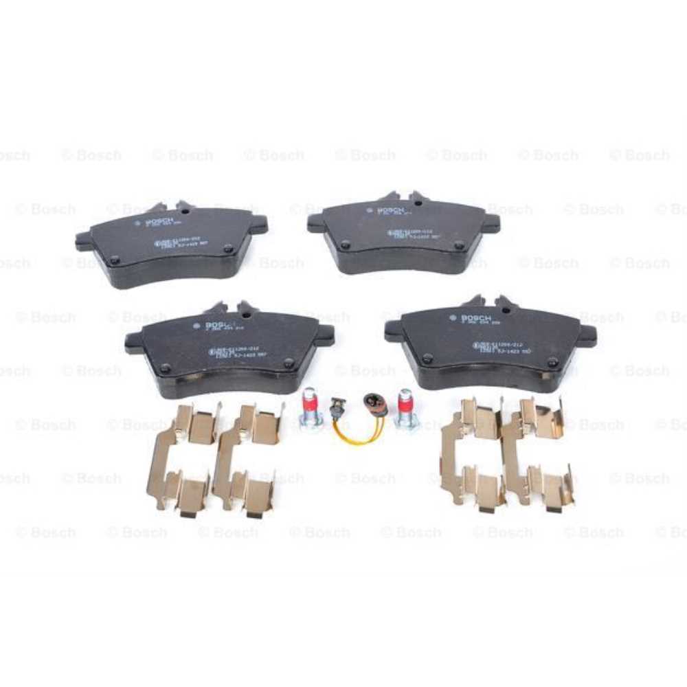 BOSCH Satz Bremsbeläge + Bremsscheiben Voll vorne für Mercedes A-Klasse W169
