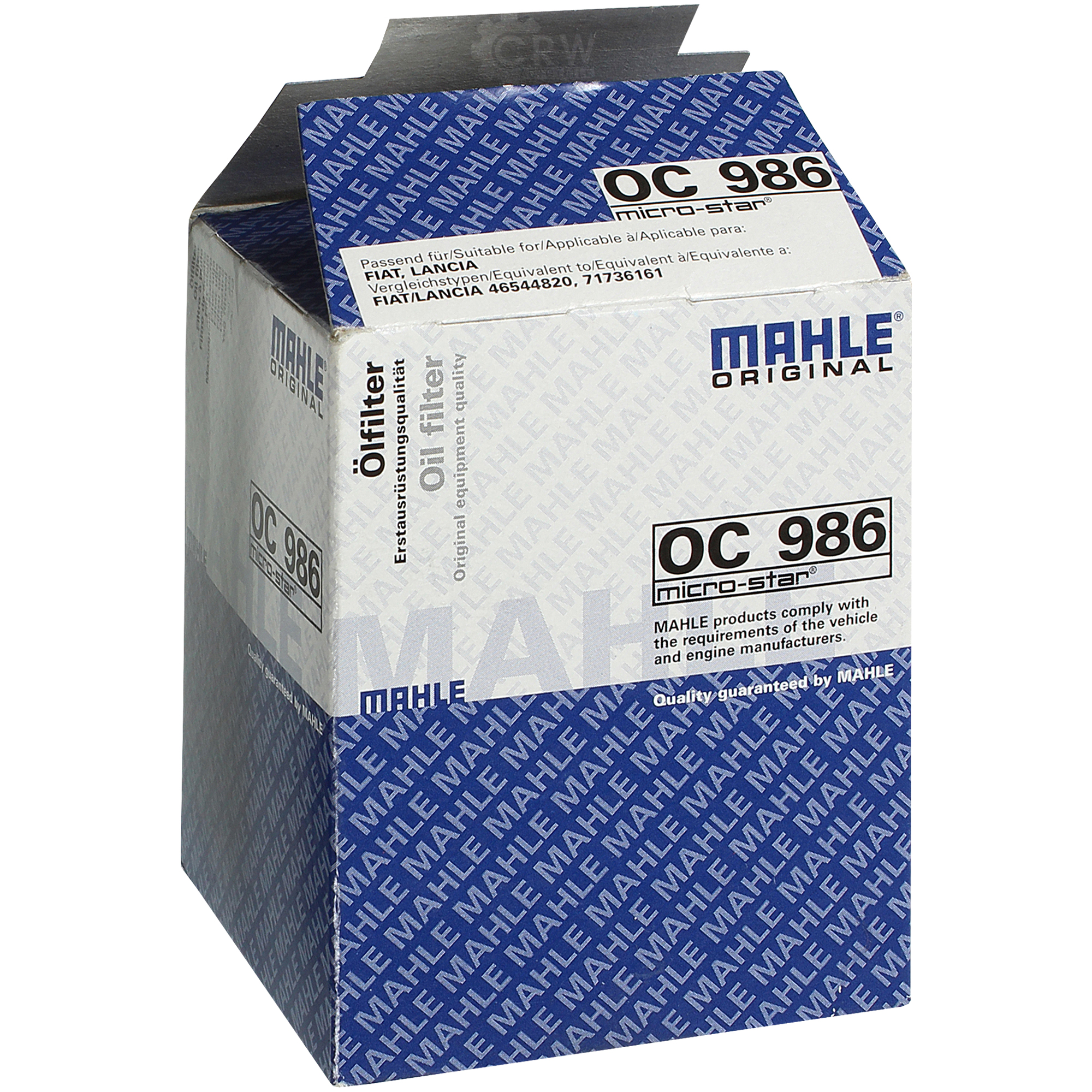 MAHLE / KNECHT Ölfilter OC 986 Öl Filter Oil