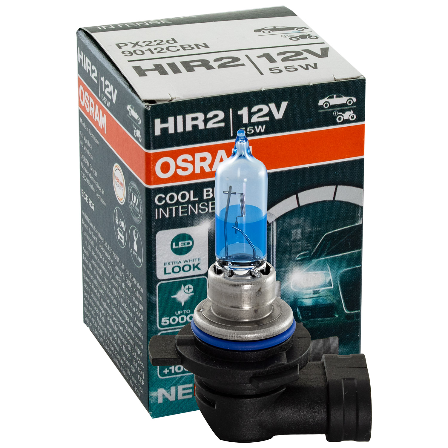 12V 60/55W Ersatzlampen-Box OSRAM H4+P21W+PY21W+P21/5W+R5W+W5W Birne Lampe