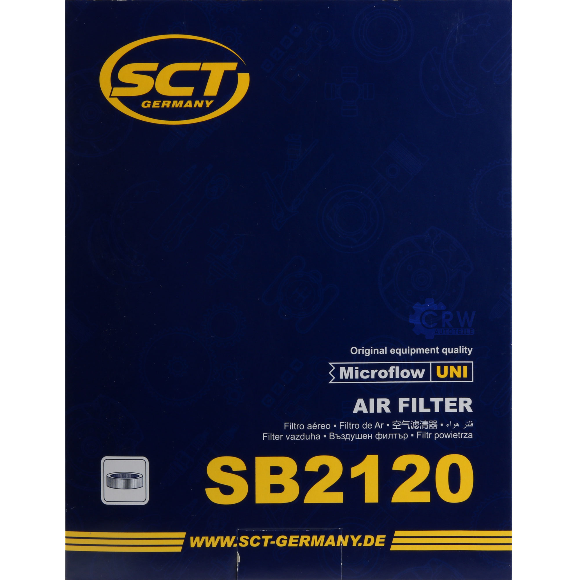 SCT Luftfilter Motorluftfilter SB 2120 Air Filter