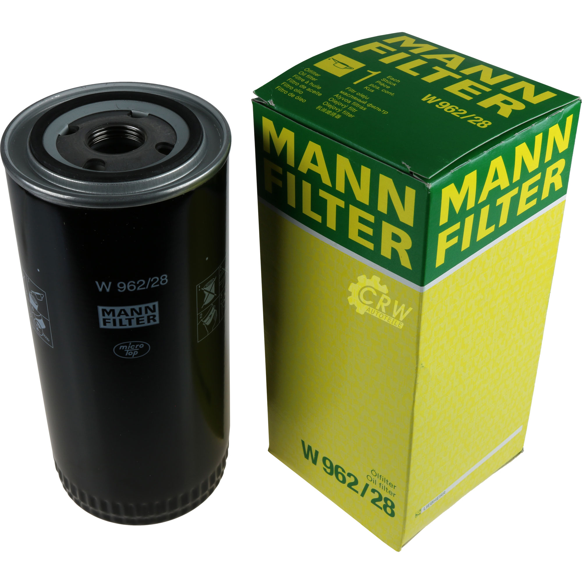 MANN-FILTER Ölfilter Oelfilter W 962/28 Oil Filter
