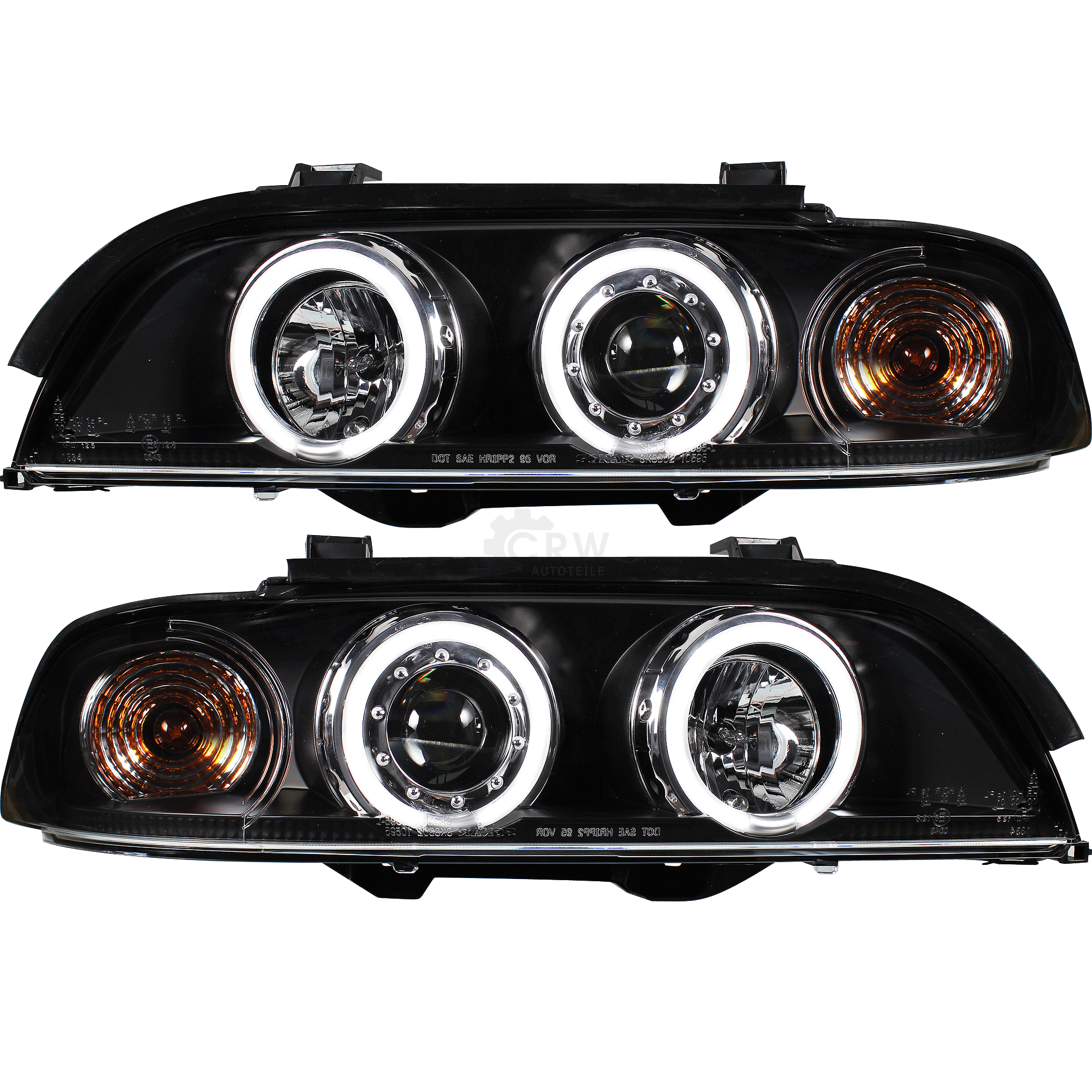 Hauptscheinwerfer Satz SK3300-10595-EMJML links (Fahrerseite) und rechts (Beifahrerseite) für BMW 5er E39 Touring