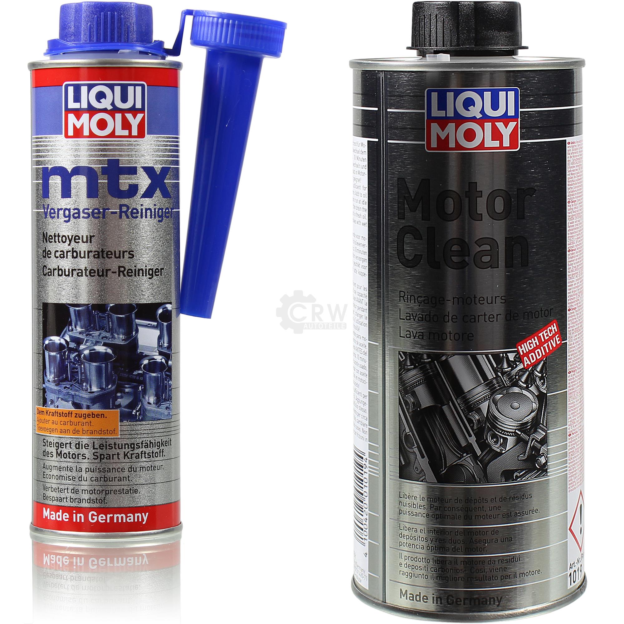 LIQUI MOLY Set mtx VergaserReiniger und MotorClean