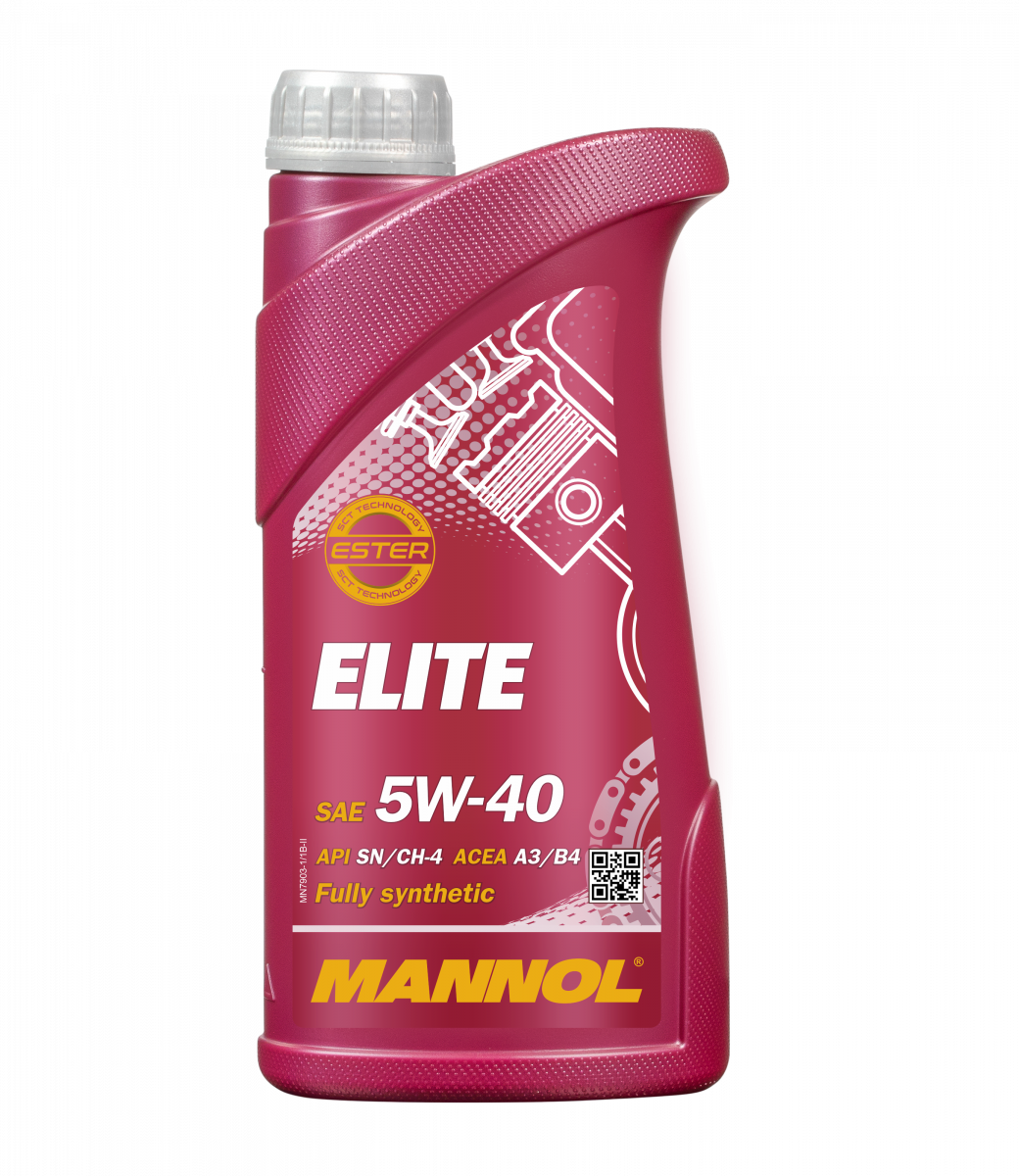 1 Liter Orignal MANNOL Elite 5W-40 API SN/CF Motoröl Engine Oil Öl