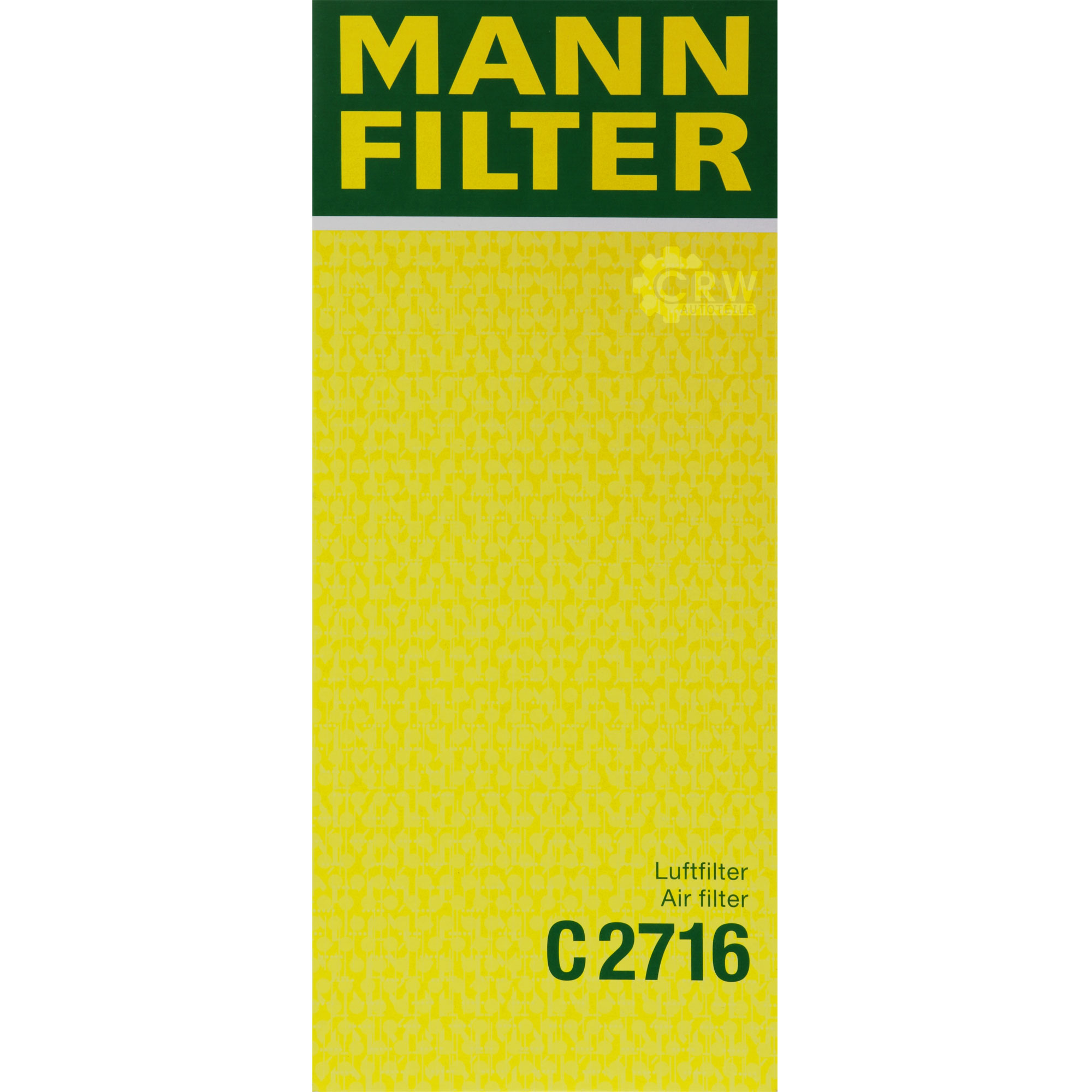 MANN-FILTER Luftfilter für Smart Fortwo Cabrio 451 1.0