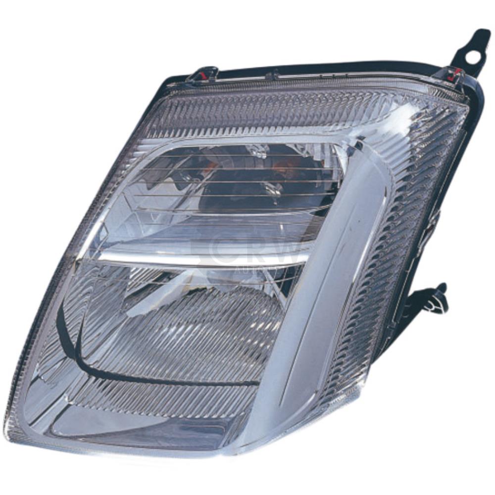 Halogen Scheinwerfer links für CITROËN C2 (JM_) Bj. 09.03- H4 mit Motor