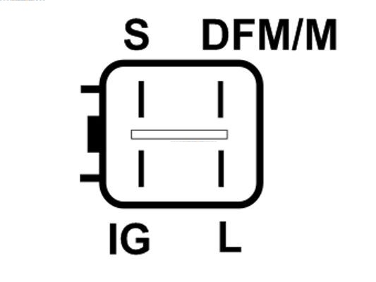 AS-PL Lichtmaschine Generator 100A 12V für Toyota Avensis Station Wagon 2.0