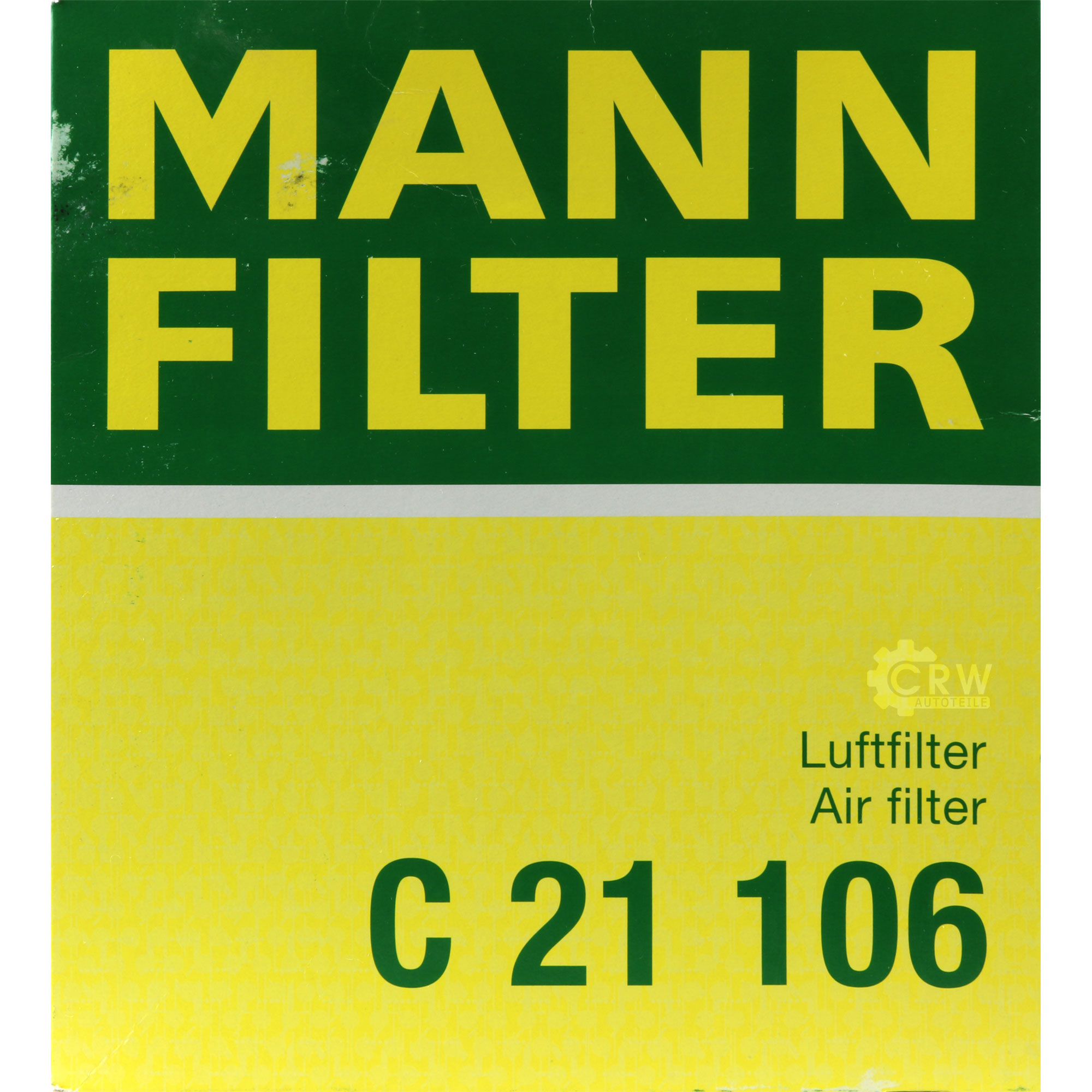 MANN-FILTER Luftfilter für Fiat Doblo Großraumlimousine 263_ 1.6 D Multijet 2.0