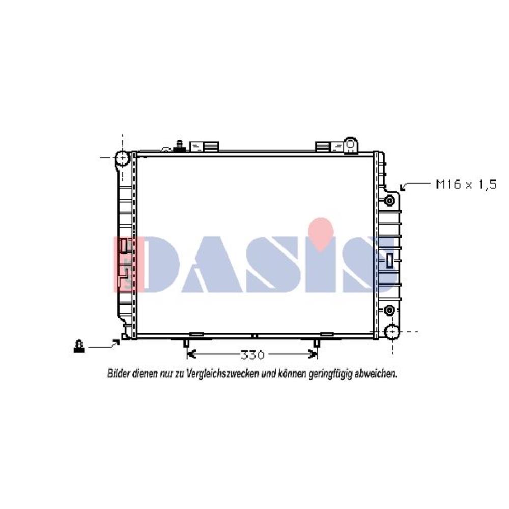 Wasserkühler Motorkühler gelötet für Mercedes-Benz E-Klasse W210