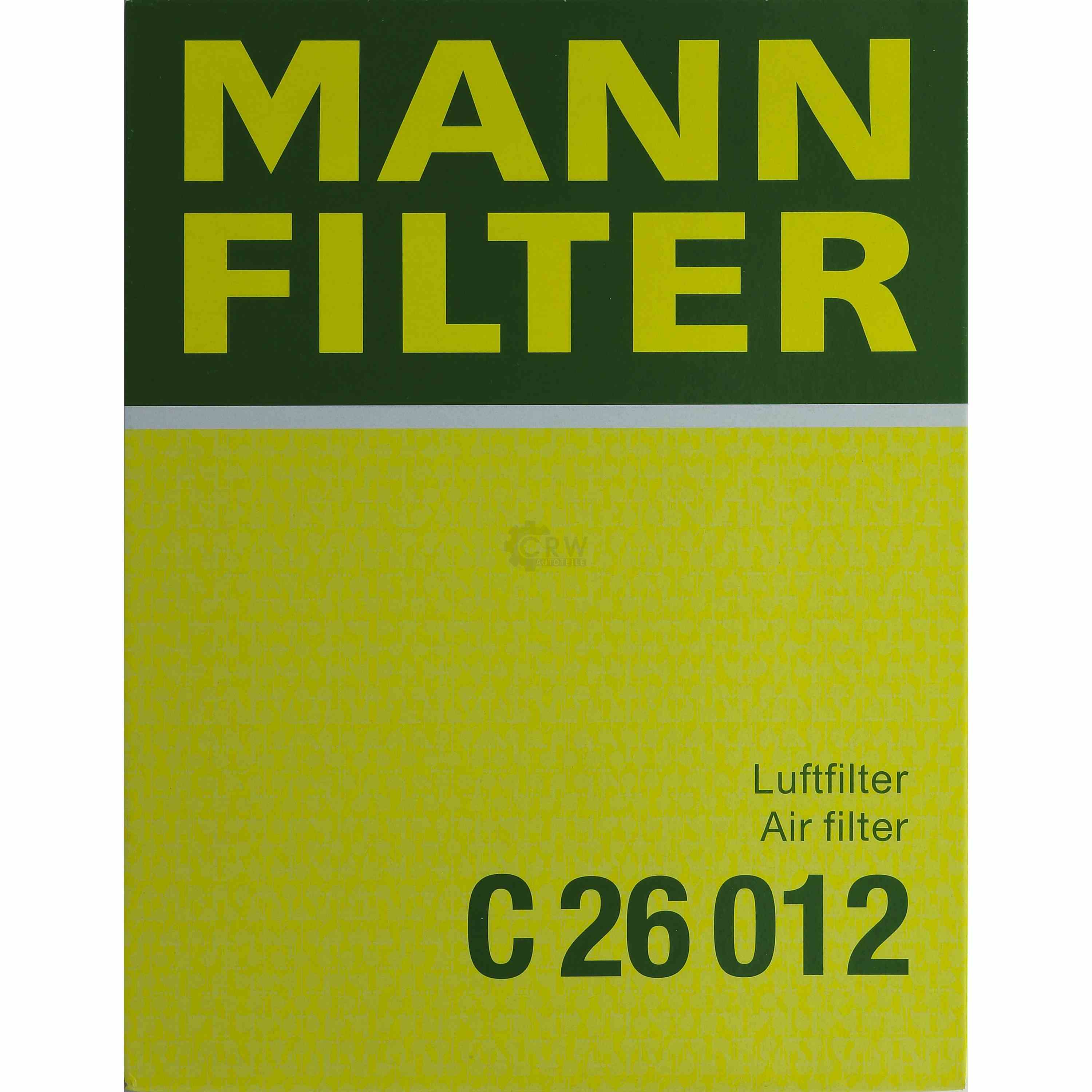 MANN-FILTER Luftfilter für KIA Carens III UN 2.0 CVVT 1.6 Magentis MG 2.7