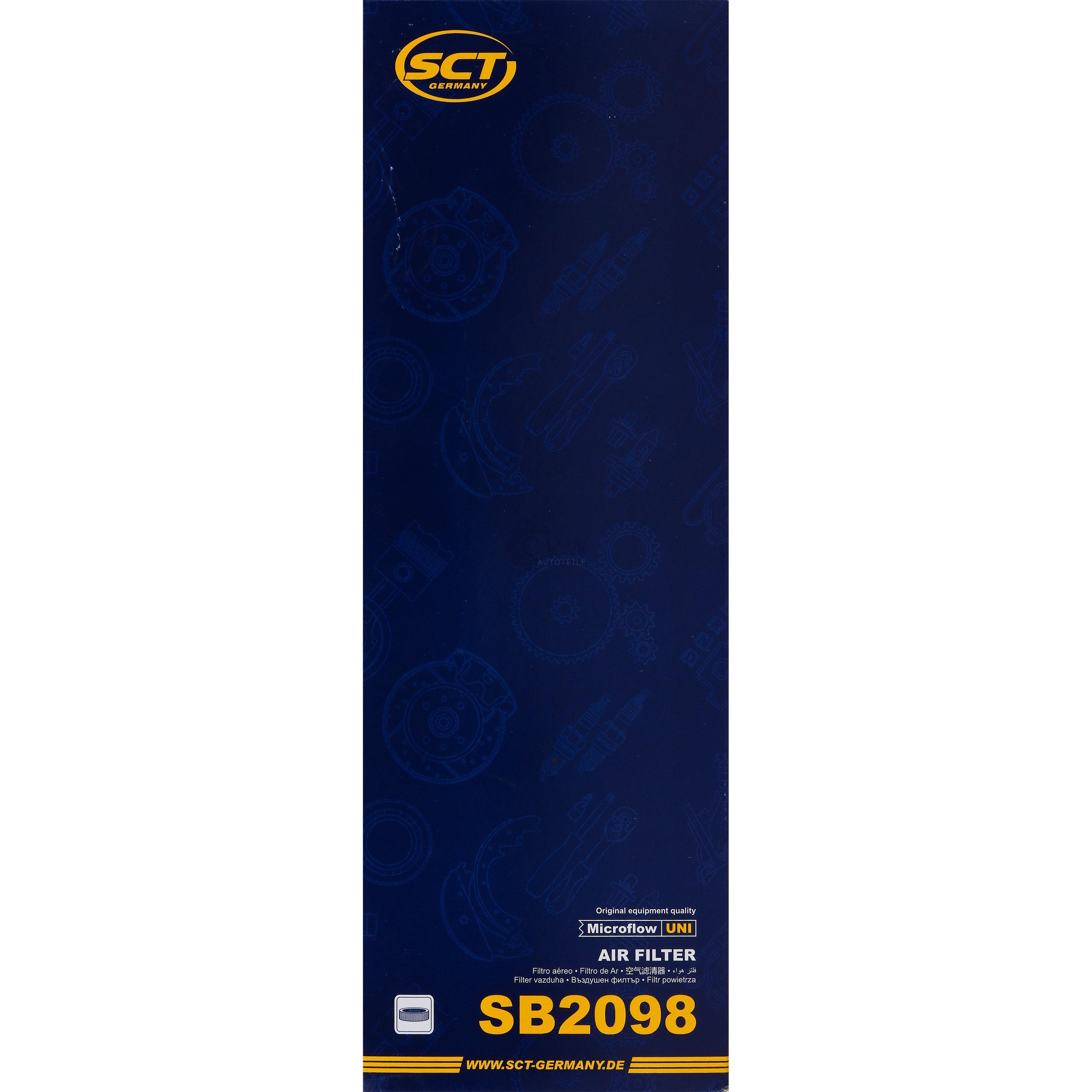 SCT Luftfilter Motorluftfilter SB 2098 Air Filter