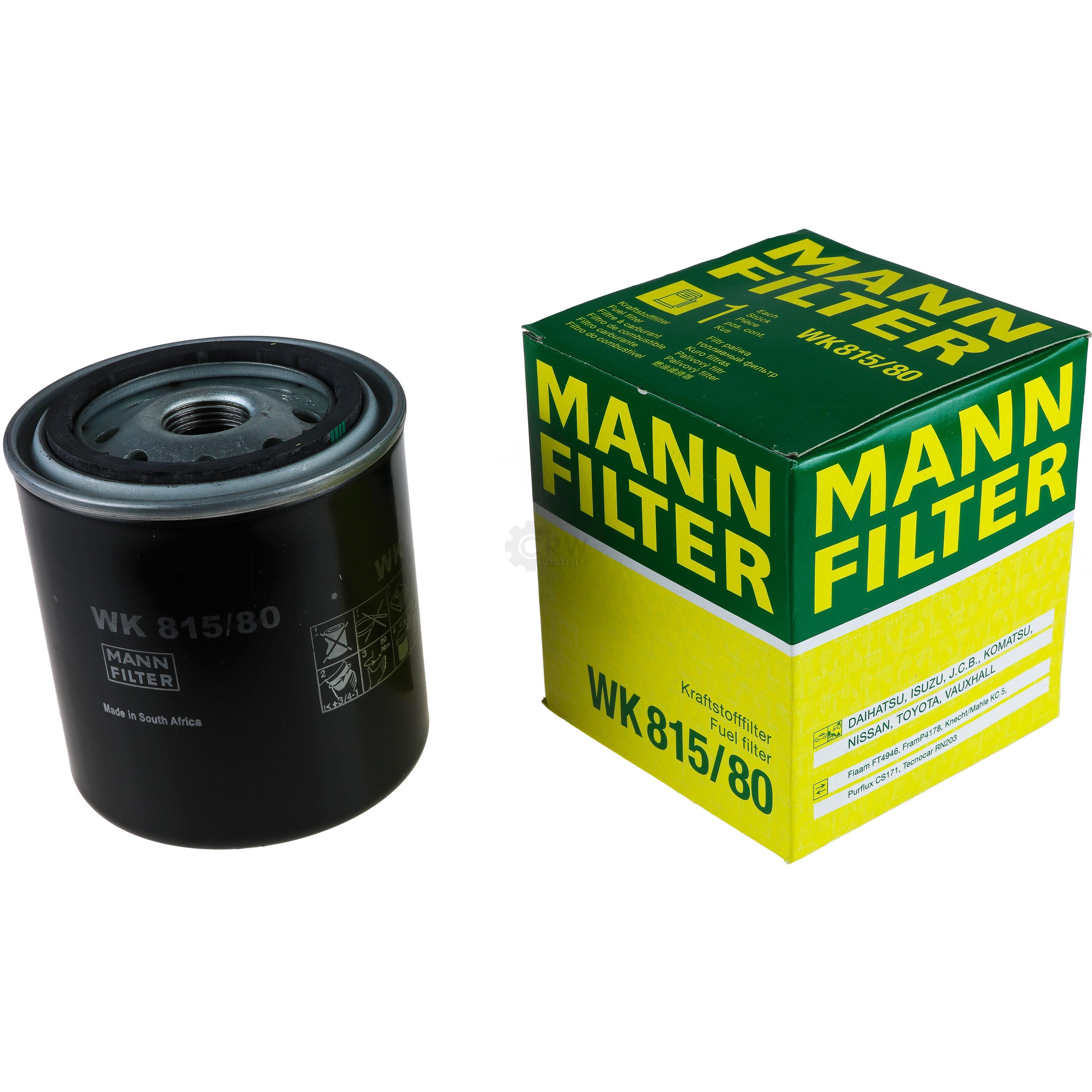 MANN-FILTER Kraftstofffilter WK 815/80 Fuel Filter