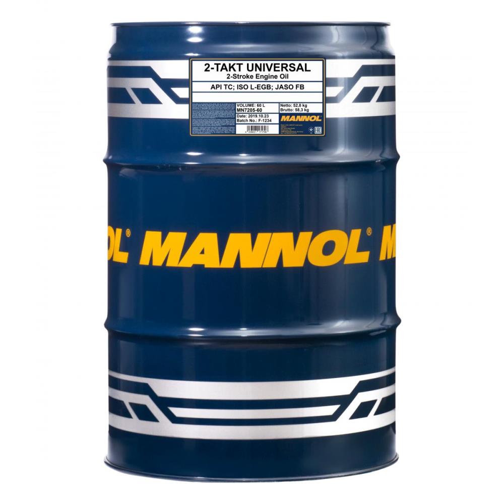 60 Liter MANNOL 2-Takt Universal Motorradöl API TC ISO L-EGB JASO FB