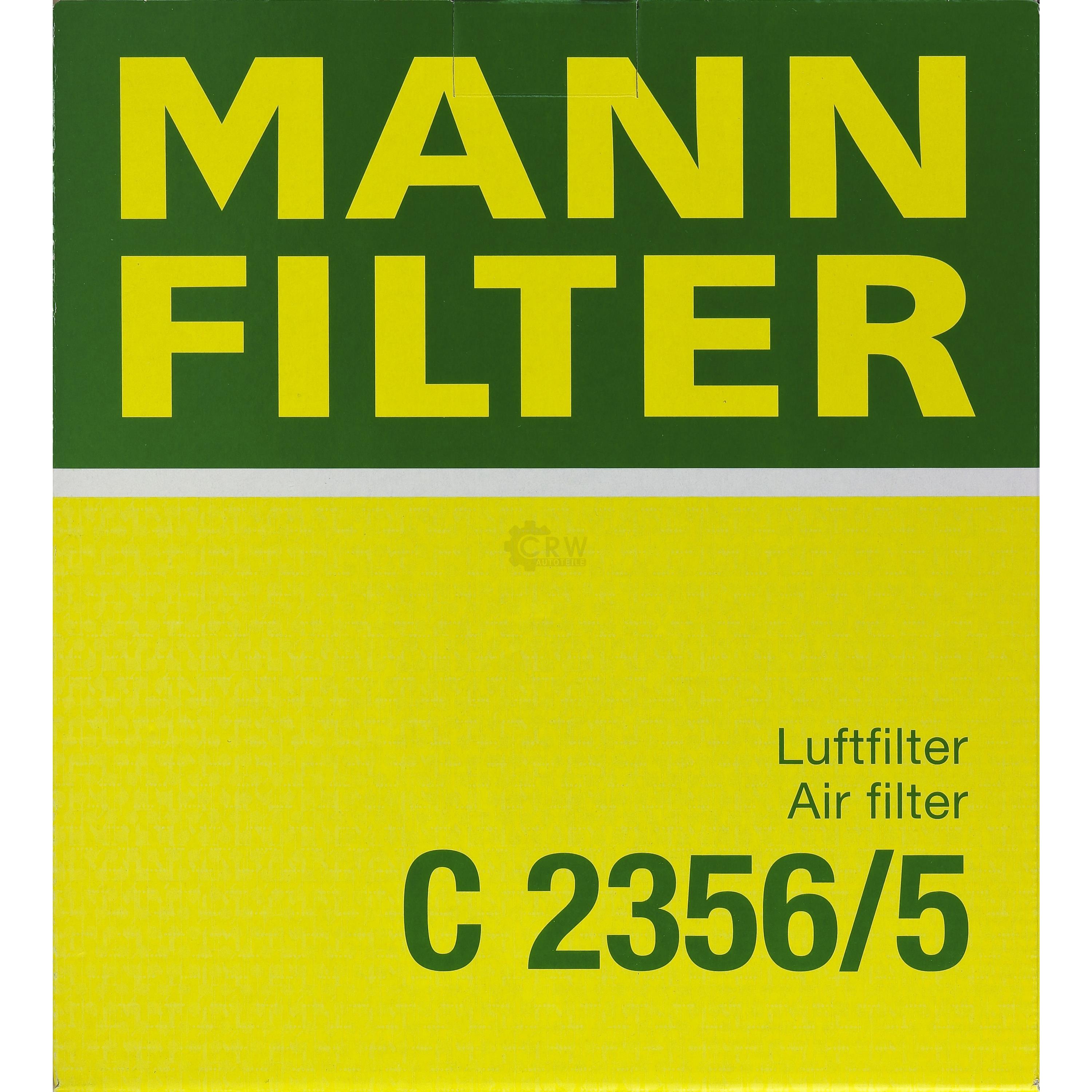 MANN-FILTER Luftfilter für Renault Super 5 B/C40_ 1.1 1.0 Rapid Kasten F40_
