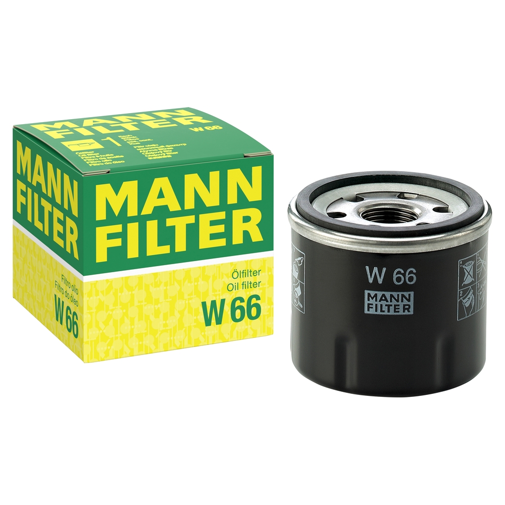 MANN-FILTER W 66 Ölfilter für Renault Twingo II CN0_ Clio III BR0/1 CR0/1 BH_