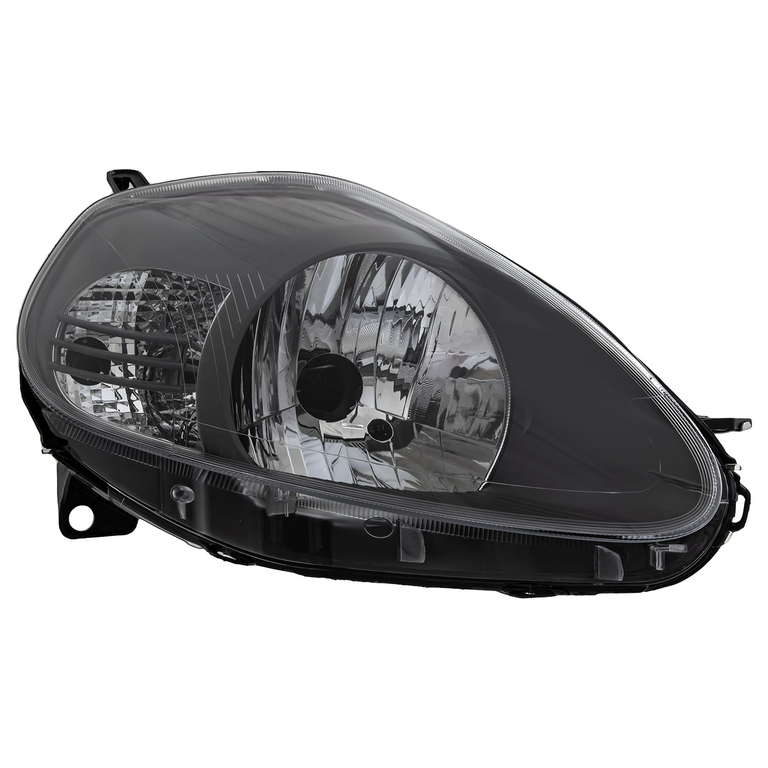 Scheinwerfer Set links & rechts Klarglas / anthrazit für Fiat Punto Van Grande