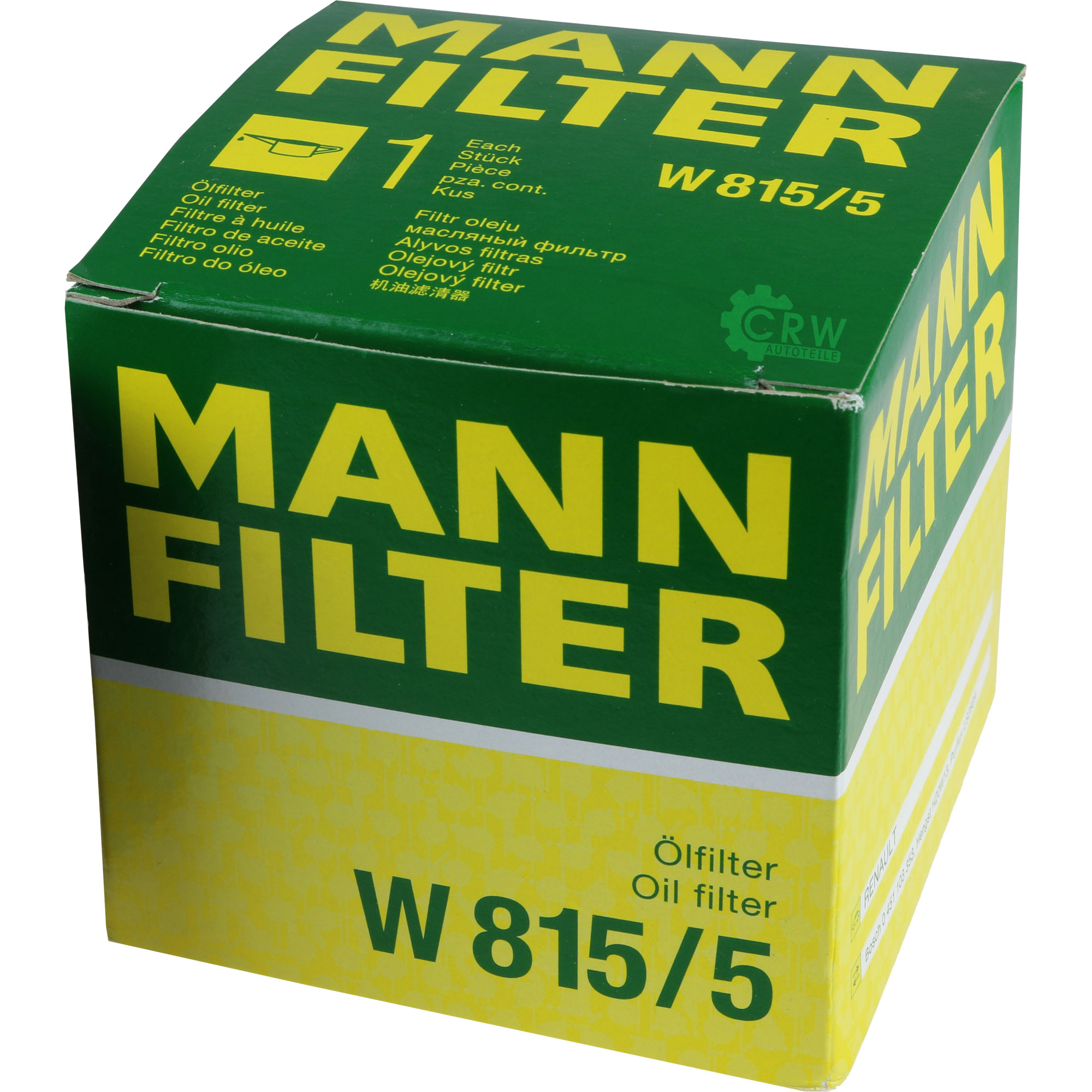MANN-FILTER Ölfilter W 815/5 Oil Filter