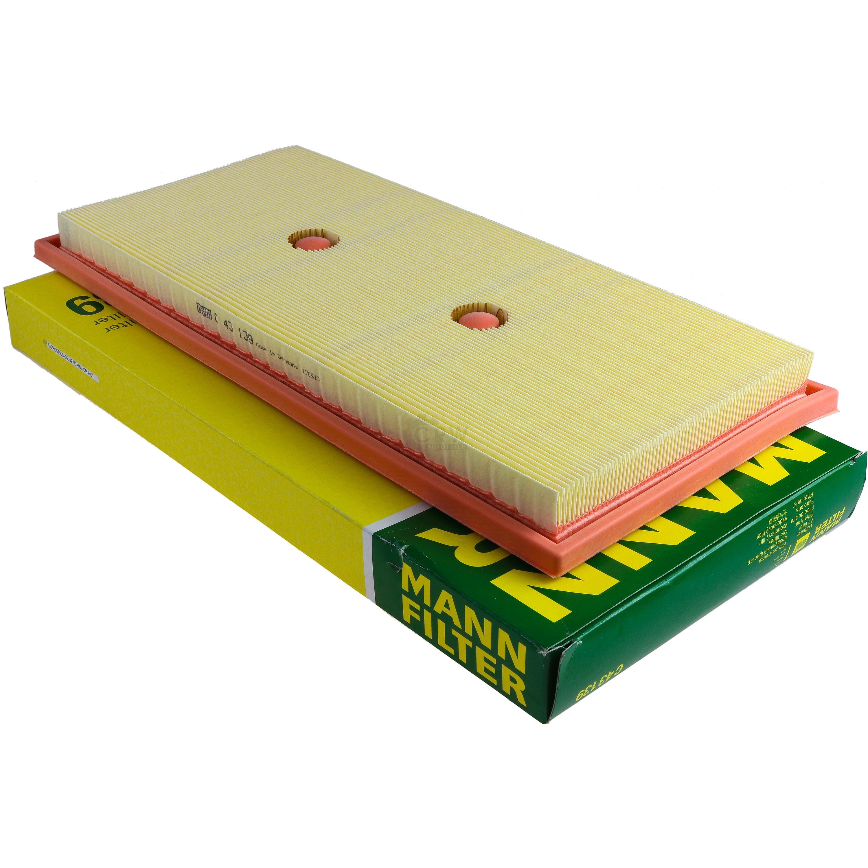 MANN-FILTER Luftfilter für Mercedes-Benz SLK R172 350 SL R231 C218 CLS