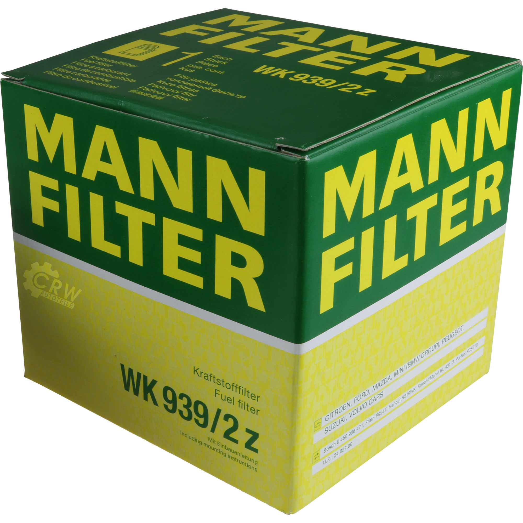 MANN-FILTER Kraftstofffilter WK 939/2 z Fuel Filter