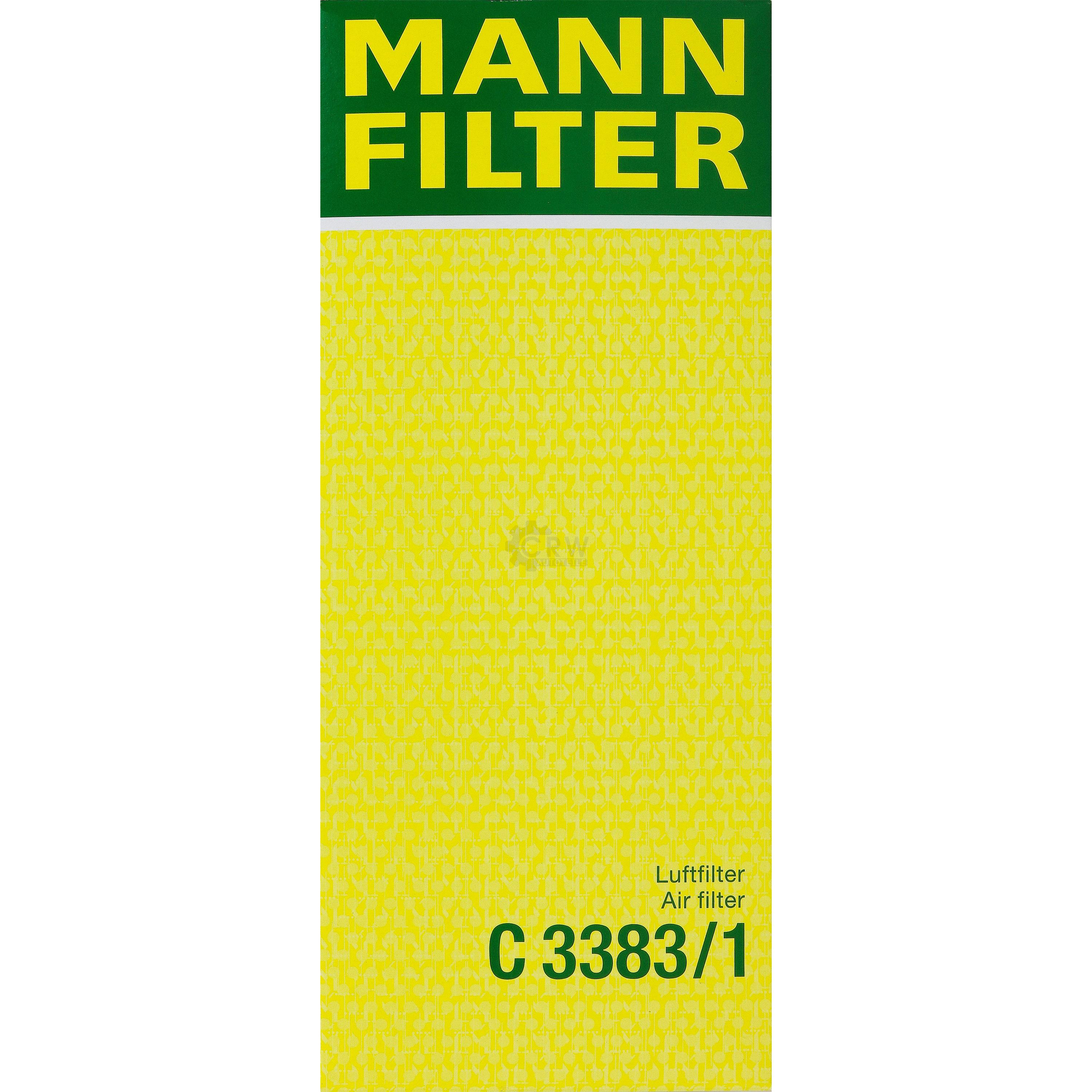 MANN-FILTER Luftfilter für Fiat Punto 188_ 1.2 16V 80 Lancia Y 840A