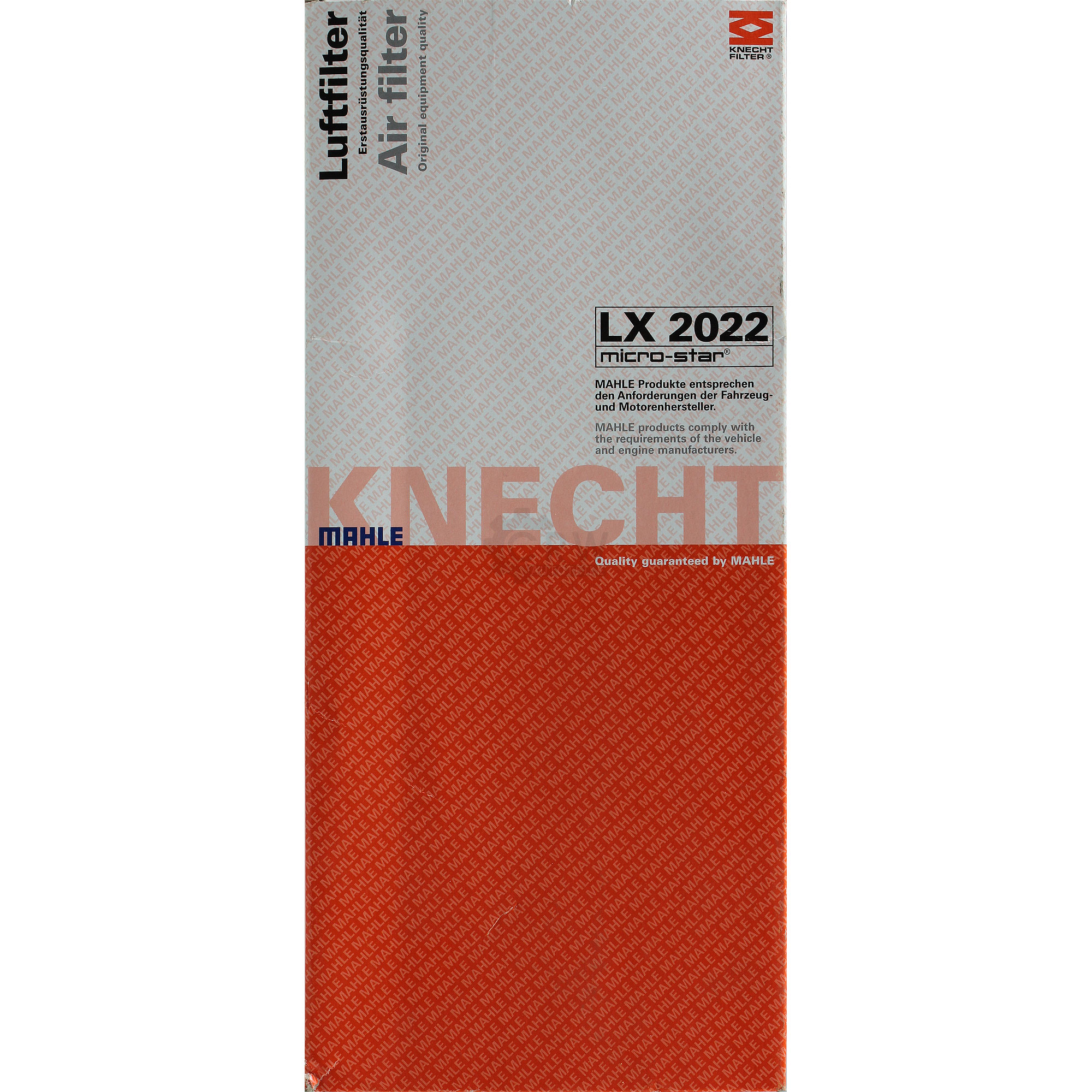 KNECHT Luftfilter für Peugeot Expert Kasten VF3A_ VF3U_ VF3X_ 2.0 HDi 130 807