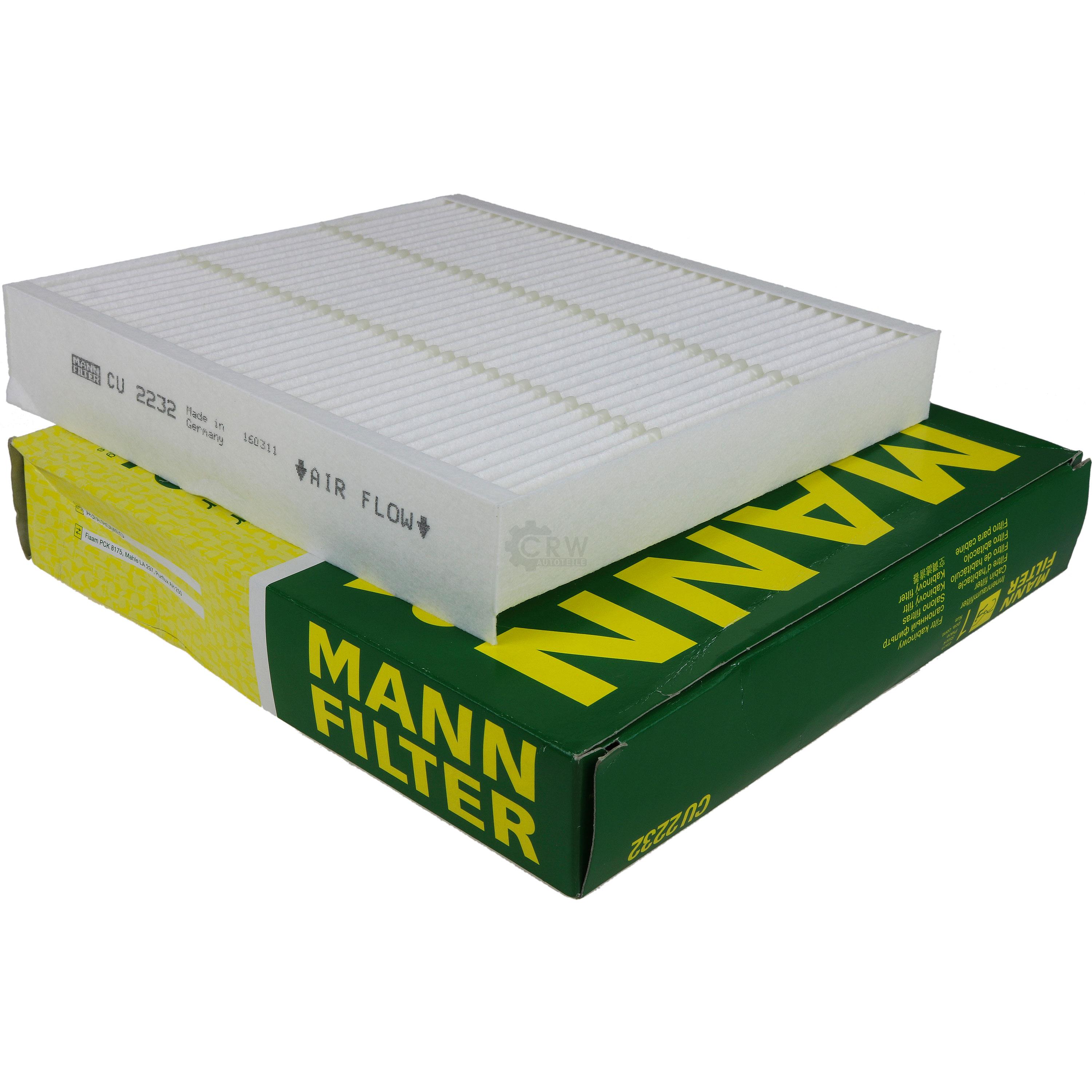MANN-FILTER Filter Innenraumluft CU 2232